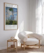 Çerçevesiz Poster Claude Monet Şemsiyeli Kadın thumbnail 4