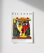 Çerçevesiz Poster Pablo Picasso Şapkalı Kadın Büstü thumbnail 1