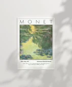 Çerçevesiz Poster Claude Monet Zambaklar thumbnail 6