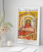 Çerçevesiz Poster Vincent Van Gogh Tımarhanedeki Koridor thumbnail 4