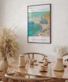 Çerçevesiz Poster Claude Monet Etretat Kumsalı thumbnail 5
