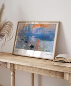 Çerçevesiz Poster Claude Monet Gün Doğumu thumbnail 5