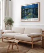 Çerçevesiz Poster Vincent Van Gogh Ren Nehri’nde Yıldızlı Bir Gece thumbnail 3