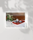 Çerçevesiz Poster Claude Monet Çay Servisi (1) thumbnail 6