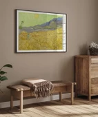 Çerçevesiz Poster Vincent Van Gogh Buğday Tarlası Ve Orakçı thumbnail 4