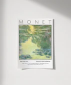 Çerçevesiz Poster Claude Monet Zambaklar thumbnail 1