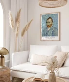 Çerçevesiz Poster Vincent Van Gogh Otoportre thumbnail 4