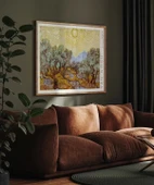 Çerçevesiz Poster Vincent Van Gogh Zeytin Ağaçları - 4