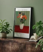 Çerçevesiz Poster Henri Rousseau Çiçek Buketi thumbnail 5