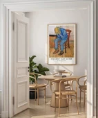 Çerçevesiz Poster Vincent Van Gogh Üzgün Yaşlı Adam thumbnail 4