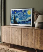 Çerçevesiz Poster Vincent Van Gogh Yıldızlı Gece thumbnail 5