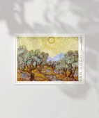 Çerçevesiz Poster Vincent Van Gogh Zeytin Ağaçları - 6