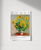 Çerçevesiz Poster Claude Monet Ayçiçeği Buketi thumbnail 1