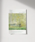 Çerçevesiz Poster Claude Monet Söğütler thumbnail 1