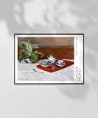 Çerçevesiz Poster Claude Monet Çay Servisi (1) thumbnail 2