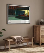 Çerçevesiz Poster Edward Hopper Nighthawks thumbnail 3