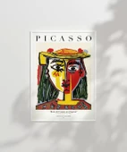 Çerçevesiz Poster Pablo Picasso Şapkalı Kadın Büstü thumbnail 6