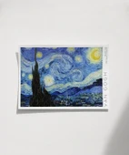 Çerçevesiz Poster Vincent Van Gogh Yıldızlı Geceler thumbnail 1