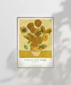 Çerçevesiz Poster Van Gogh Ayçiçekleri thumbnail 7