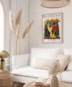 Çerçevesiz Poster Pablo Picasso Şapkalı Kadın Büstü thumbnail 5