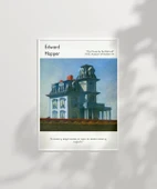 Çerçevesiz Poster Edward Hopper Demiryolunun Yanındaki Ev thumbnail 7