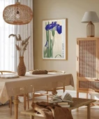 Çerçevesiz Poster Ohara Koson Mavi Irisler thumbnail 3