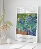 Çerçevesiz Poster Vincent Van Gogh Süsen Çiçekleri thumbnail 5