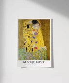 Çerçevesiz Poster Gustav Klimt Öpücük 3 thumbnail 1