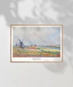 Çerçevesiz Poster Claude Monet Hadue Yakınlarında Lale bahçeleri thumbnail 7