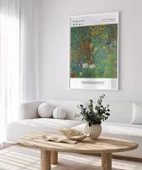 Çerçevesiz Poster Gustav Klimt Ayçiçekli Çiftlik Bahçesi thumbnail 3