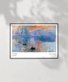 Çerçevesiz Poster Claude Monet Gün Doğumu thumbnail 2