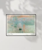 Çerçevesiz Poster Claude Monet Gündoğumu thumbnail 2