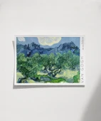 Çerçevesiz Poster Vincent Van Gogh Zeytin Ağaçları (2) thumbnail 1