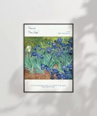 Çerçevesiz Poster Vincent Van Gogh Süsen Çiçekleri thumbnail 2