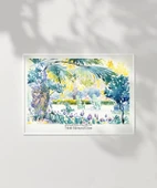 Çerçevesiz Poster Henri-Edmond Cross Saint Clair'deki Ressamın Bahçesi thumbnail 7