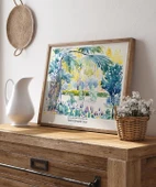 Çerçevesiz Poster Henri-Edmond Cross Saint Clair'deki Ressamın Bahçesi thumbnail 4