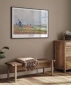 Çerçevesiz Poster Claude Monet Hadue Yakınlarında Lale bahçeleri thumbnail 3