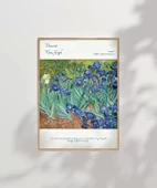 Çerçevesiz Poster Vincent Van Gogh Süsen Çiçekleri thumbnail 7