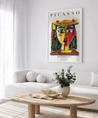 Çerçevesiz Poster Pablo Picasso Şapkalı Kadın Büstü thumbnail 4