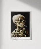 Çerçevesiz Poster Vincent Van Gogh Kafatası thumbnail 1