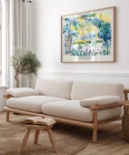 Çerçevesiz Poster Henri-Edmond Cross Saint Clair'deki Ressamın Bahçesi thumbnail 3