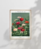 Çerçevesiz Poster L. Prang Çiçekler thumbnail 7