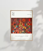 Çerçevesiz Poster Paul Klee Kale ve Güneş thumbnail 7