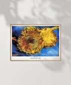 Çerçevesiz Poster Vincent Van Gogh Ayçiçekleri - 7