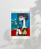 Çerçevesiz Poster Pablo Picasso Jacqueline with Flowers thumbnail 6