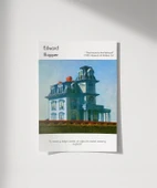 Çerçevesiz Poster Edward Hopper Demiryolunun Yanındaki Ev thumbnail 1