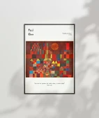 Çerçevesiz Poster Paul Klee Kale ve Güneş thumbnail 2