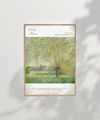 Çerçevesiz Poster Claude Monet Söğütler thumbnail 7