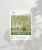 Çerçevesiz Poster Claude Monet Söğütler thumbnail 6