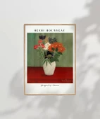 Çerçevesiz Poster Henri Rousseau Çiçek Buketi thumbnail 7